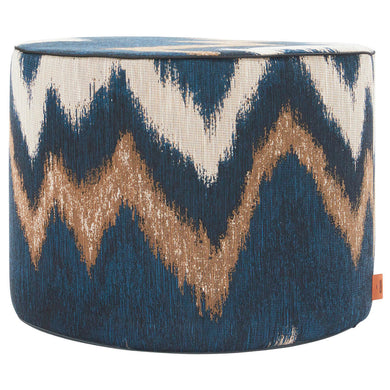 Missoni Zig Zag Ikat 150R Cylinder Pouf