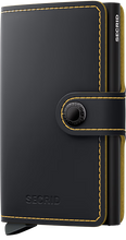 Secrid Miniwallet Matte Black-Ochre