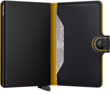 Secrid Miniwallet Matte Black-Ochre