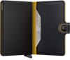 Secrid Miniwallet Matte Black-Ochre