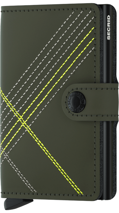 Secrid Miniwallet Stitch Linea Lime