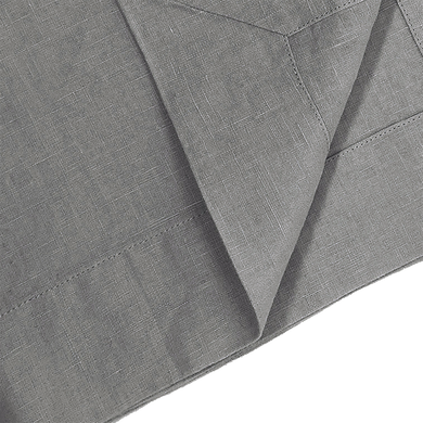 Letia Nappe Linen Tablecloth Granite
