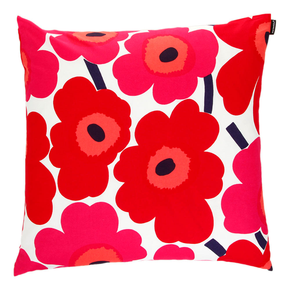 Marimekko Cushion Cover Pieni Unikko Red - stilecollettivo